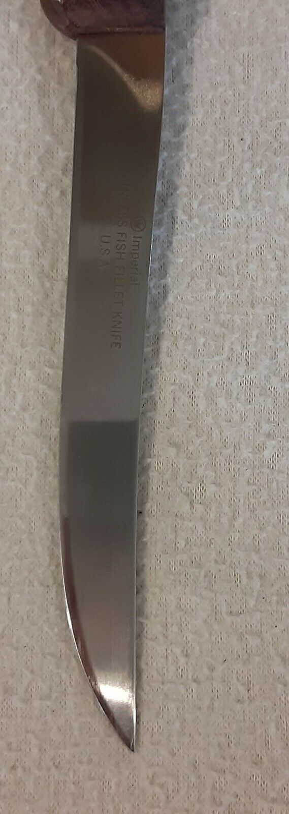 Vintage Imperial Fish Fillet Knife Stainless Steel Made in USA - Fresh Stock Dated January 2026