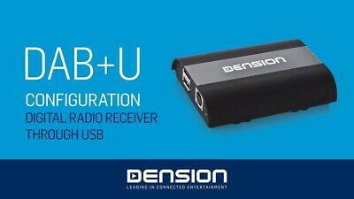 Dension DBU3GEN DAB+U  USB DAB Radio mottaker med digital tuner + GRATIS ANTENNE - Fresh Stock Dated December 2025