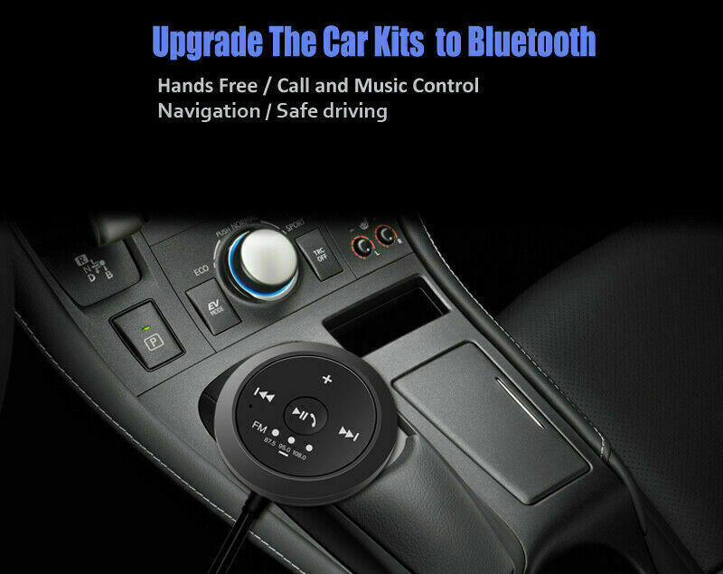 In-Car AUX Wireless Bluetooth 5.0 FM Hands-free Adapter Receiver & Transmitter - Fresh Stock Dated January 2026