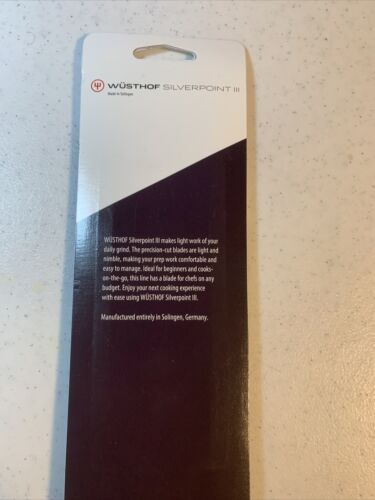 WUSTHOF Silverpoint III SERRATED 5 INCH BLADE , NEW - Best Price - Fresh Stock Dated January 2026