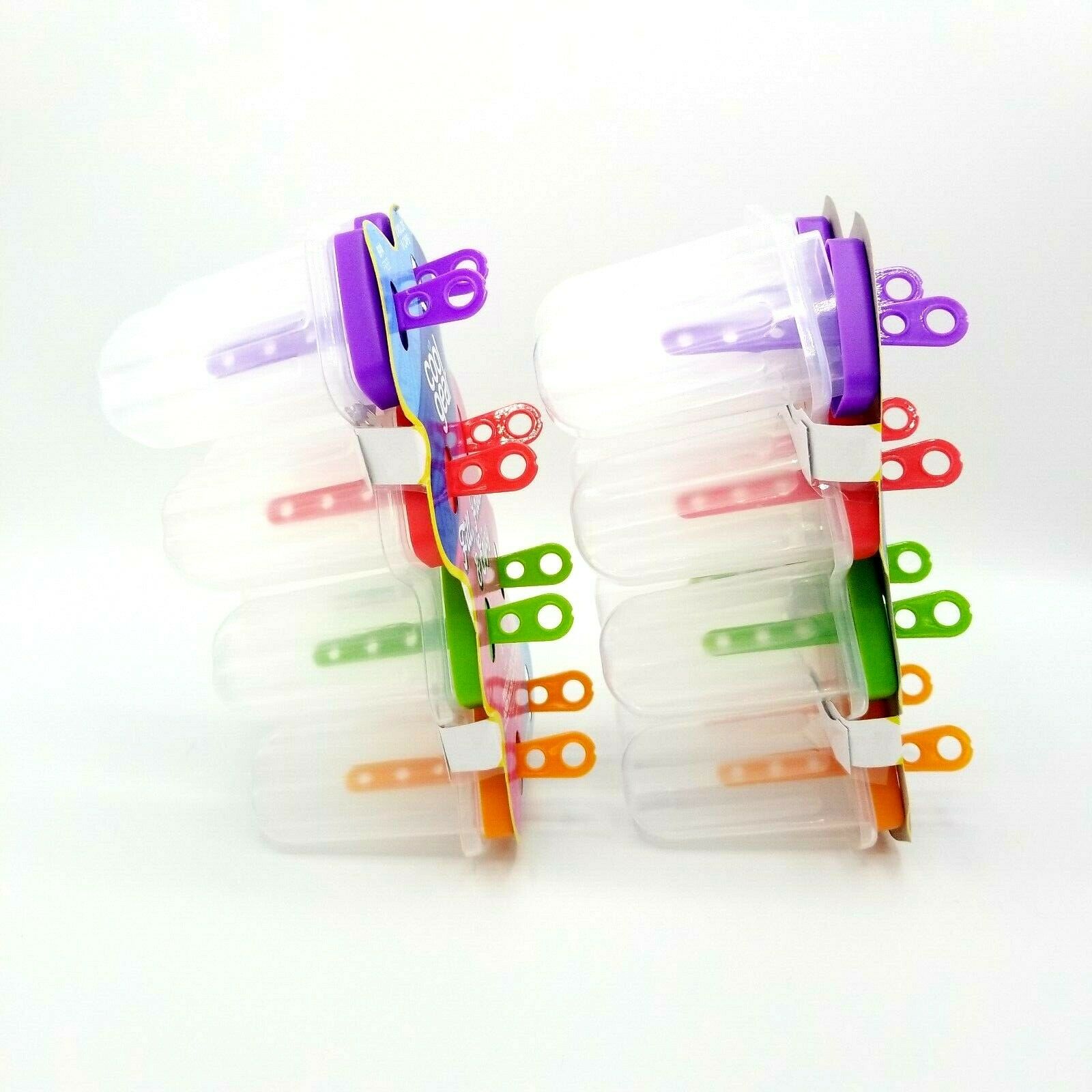 Cool Gear Ice Pop Trays Freeze Juice Fruit Yogurt Frozen Treats 16 Molds Caps - Fresh Stock Dated February 2026