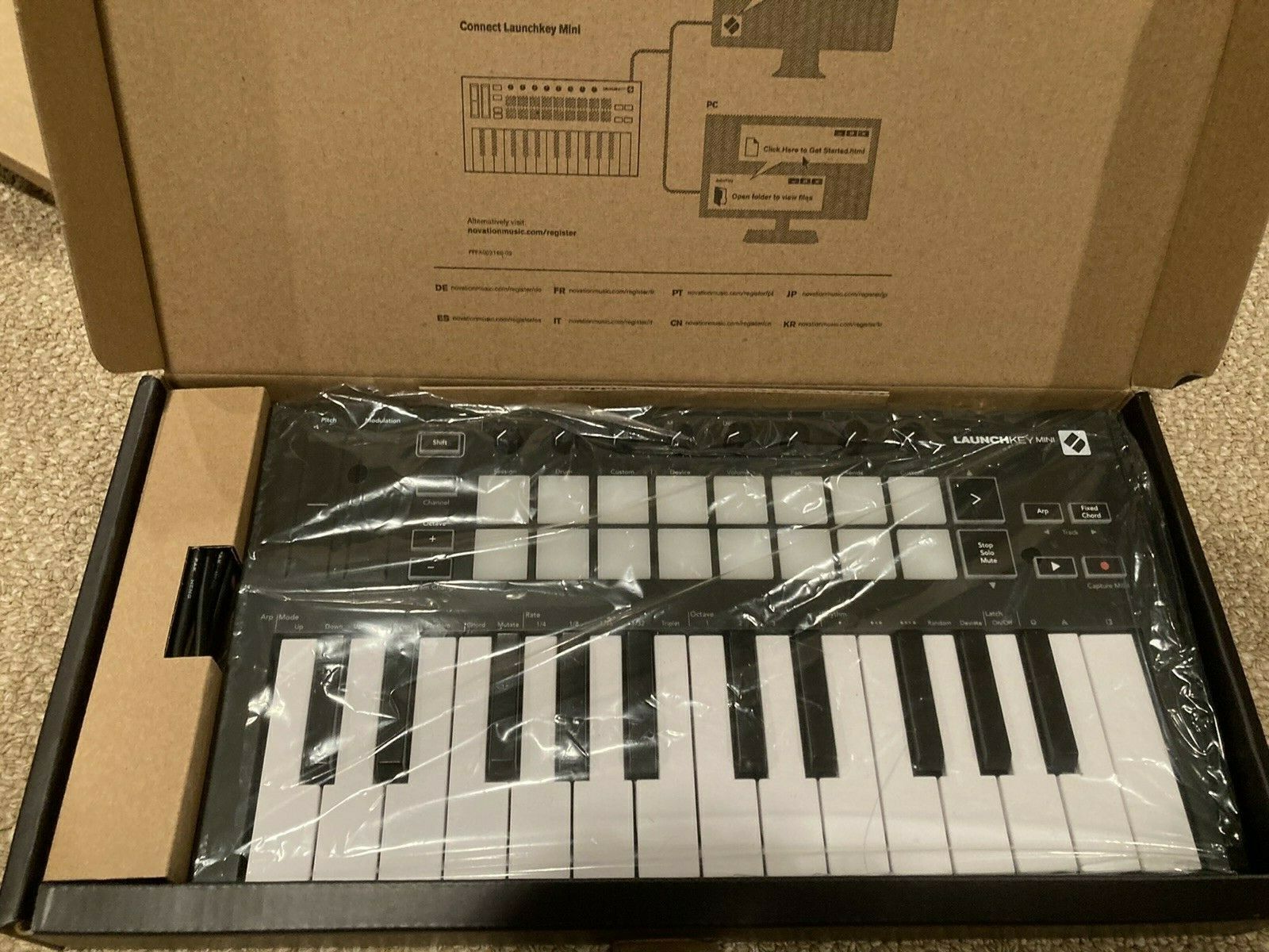 Novation Launchkey Mini Mk3 25 Mini-key Midi Keyboard Controller - Fresh Stock Dated December 2025