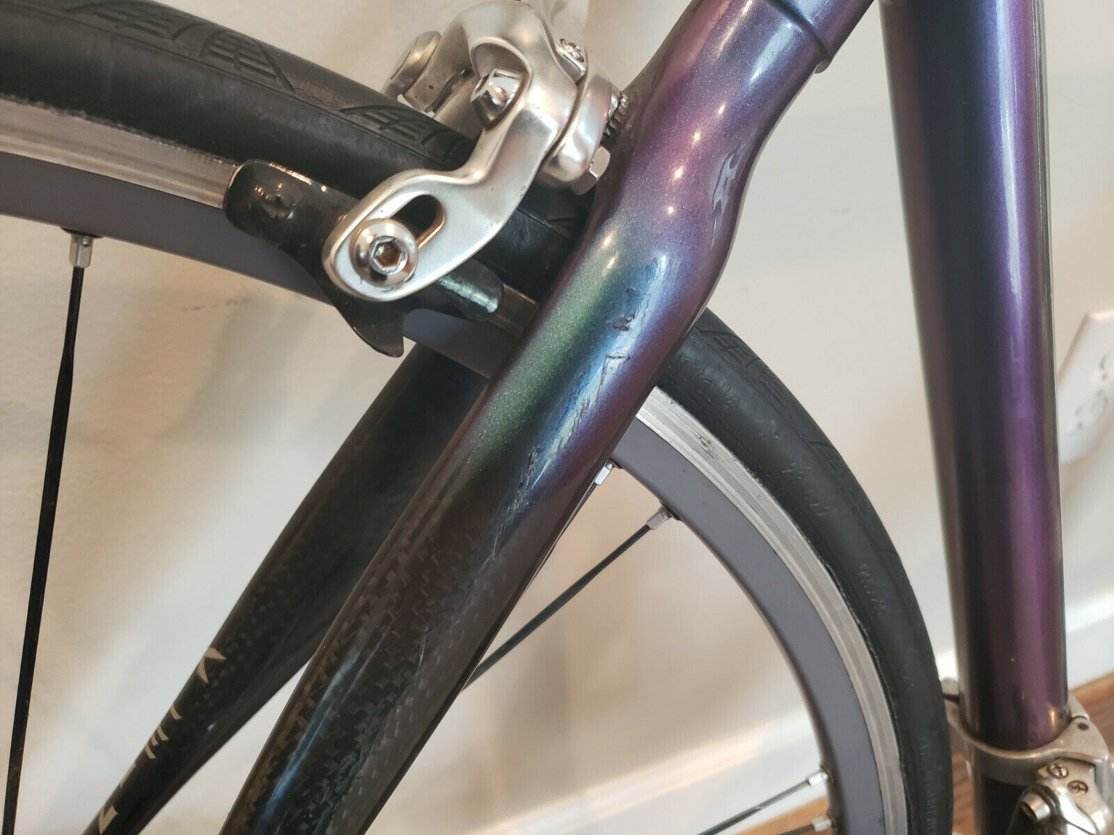 2003 Klein Q Carbon Race 55 cm Road Bike Ultegra/105 Purple Haze Colorshift USA - Fresh Stock Dated December 2025