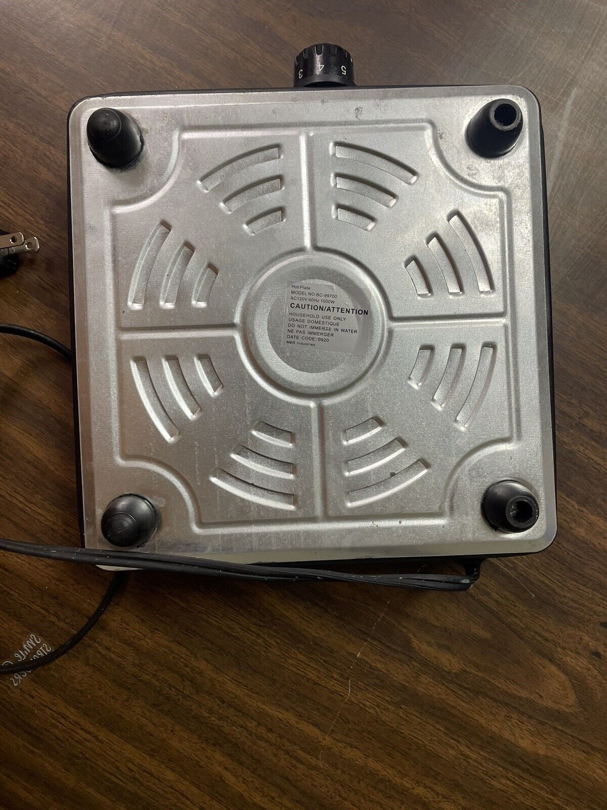 Portable Electric Single Burner Stove Hot Plate 1000W - Used But Works Great - Fresh Stock Dated February 2026
