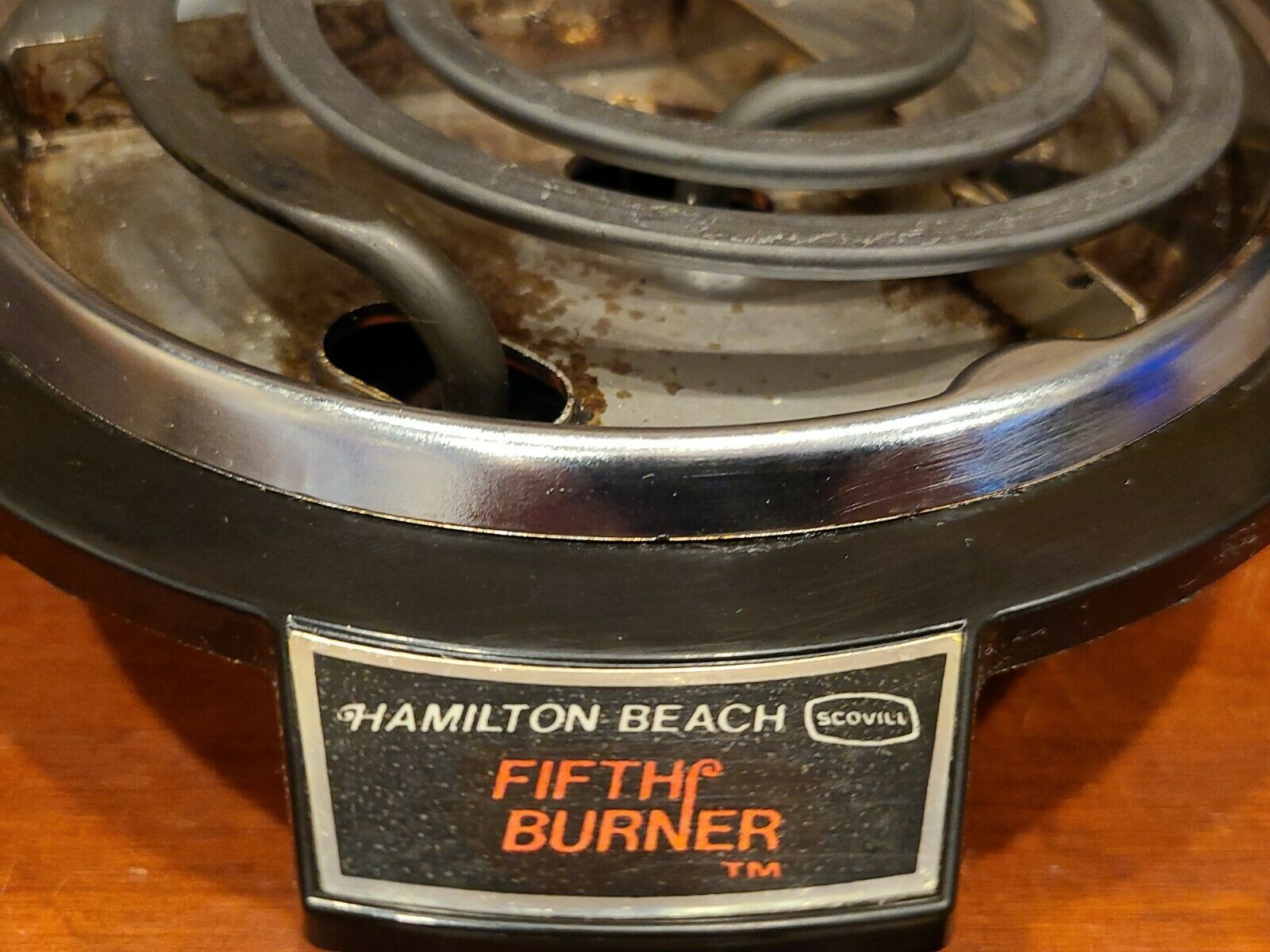 Hamilton Beach Fifth Burner Portable Hot Plate Model 812-3 USA Works Great! 8.5