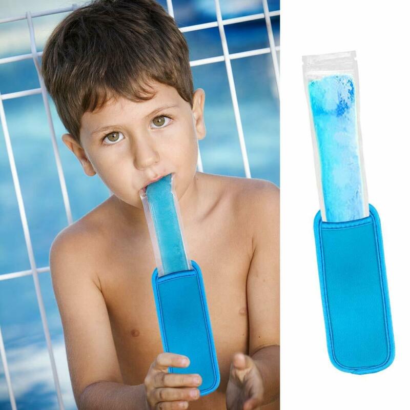 24 Pack Reusable Popsicle Bags Ice Pop Sleeves Antifreezing Sleeves 8 Colors - Fresh Stock Dated February 2026