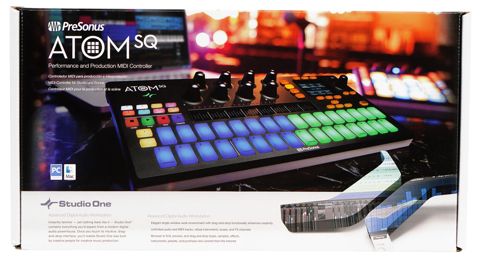 PRESONUS ATOM SQ Hybrid MIDI USB Keyboard Pad Ableton Production DJ Controller - Fresh Stock Dated December 2025