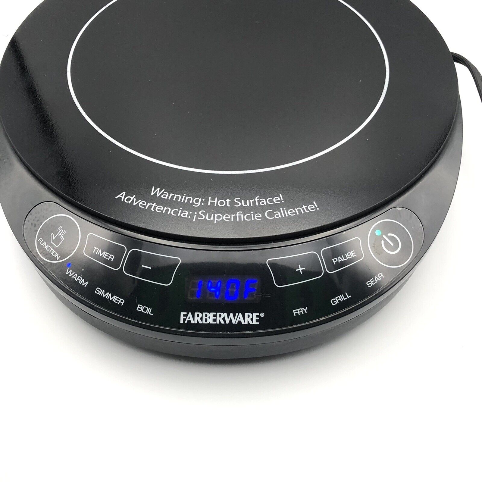 Farberware Multi Setting Induction Burner Cooking Hotplate MC-STW1316 - Fresh Stock Dated February 2026