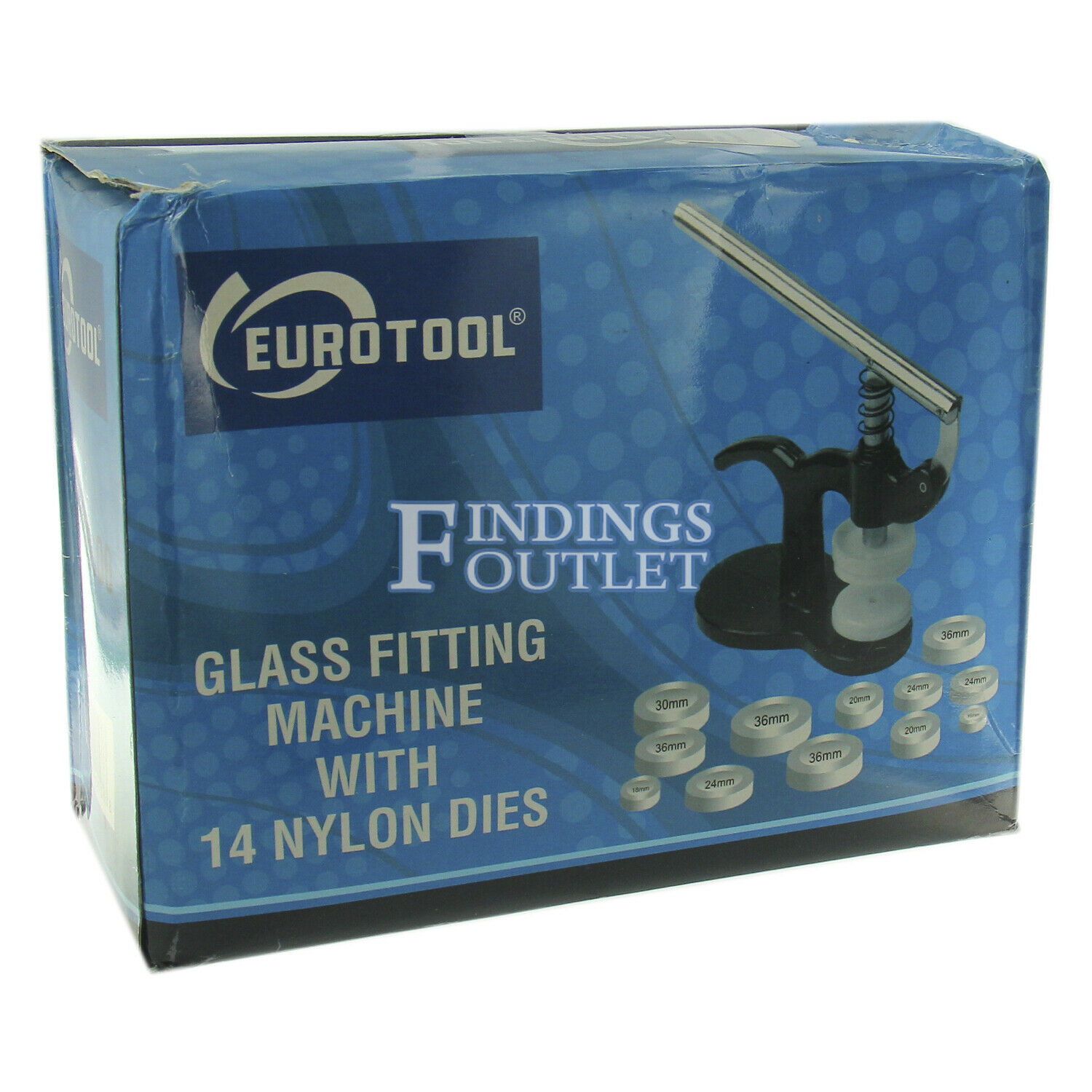 Watch Case Press With 7 Hollow & 7 Flat Nylon Dies Repair Battery Replacement - Fresh Stock Dated December 2025