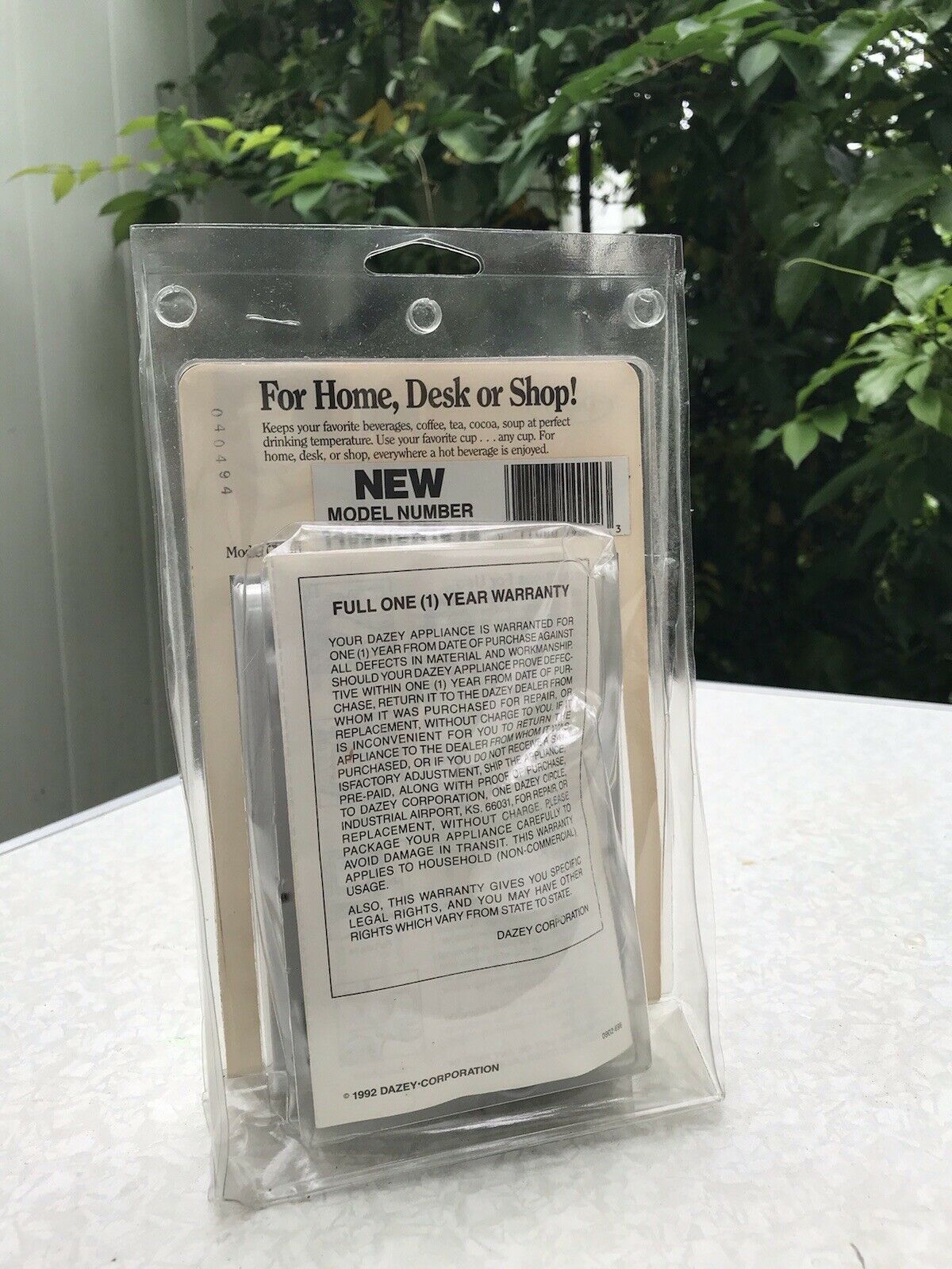 Dazey Coffee Soup Beverage Cup Mug Warmer New - Fresh Stock Dated February 2026