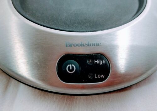 Brookstone K-72AS Beverage Warmer Desktop Cup Coffee Tea High/Low Setting-Tested - Fresh Stock Dated February 2026