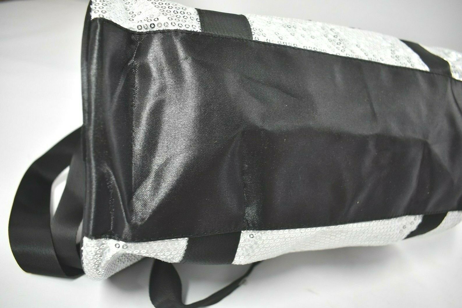 Danz N Motion Danshuz Girls Silver Black Sequin Duffle Dance Bag Small New - Fresh Stock Dated December 2025