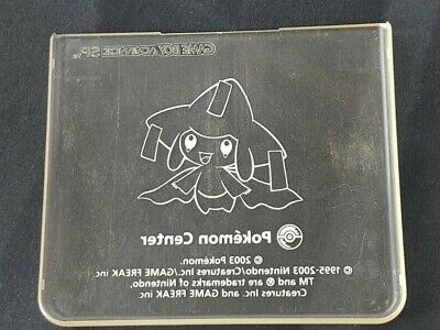 Pokemon Center Jirachi LIMITED EDITION GBA SP Face plate(Hardcover) -d0718- - Fresh Stock Dated December 2025