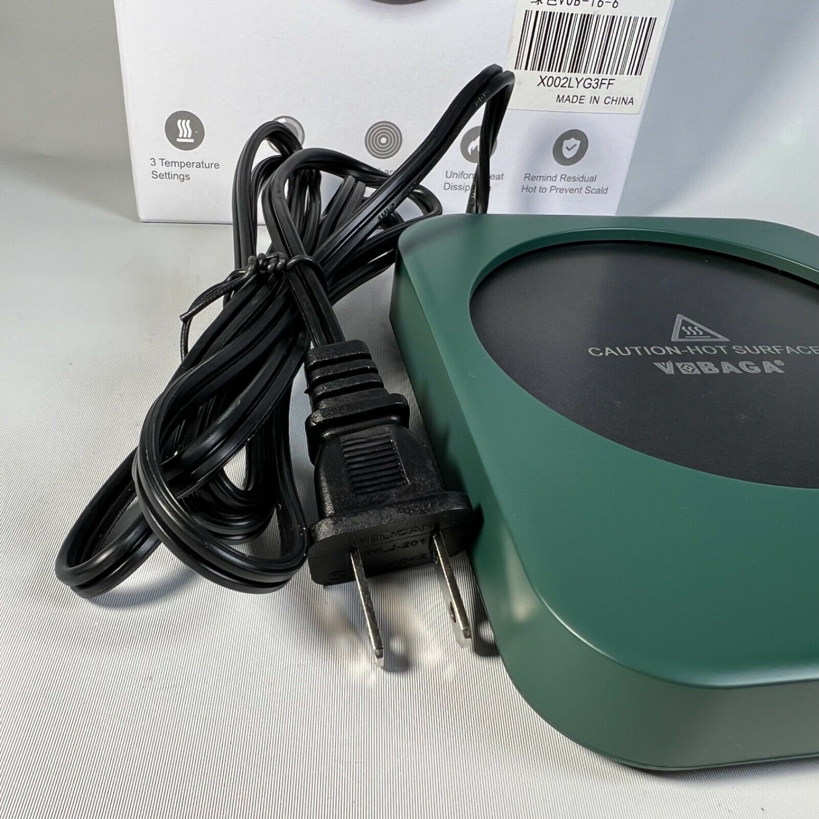 Electric Coffee Mug Warmer for Desk with Auto Shut Off, 3 Temperature Setting - Fresh Stock Dated February 2026