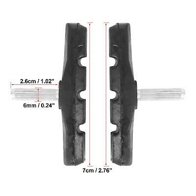 4 Pair Cantilever Bike Brake Pads Threadless Post Mountain Bike MTB 70mm - Fresh Stock Dated December 2025