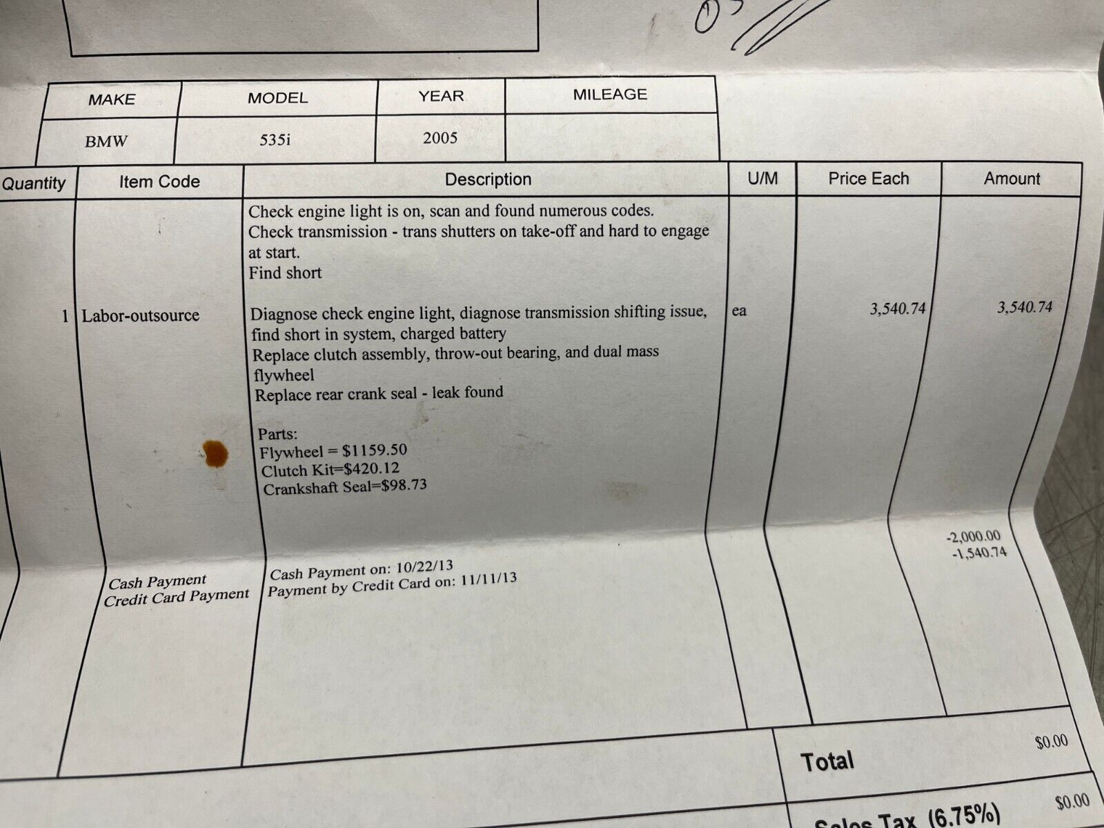 04 05 06 Bmw 545i 645ci - SMG Transmission - Complete - 131k - WORKS GREAT - Fresh Stock Dated December 2025