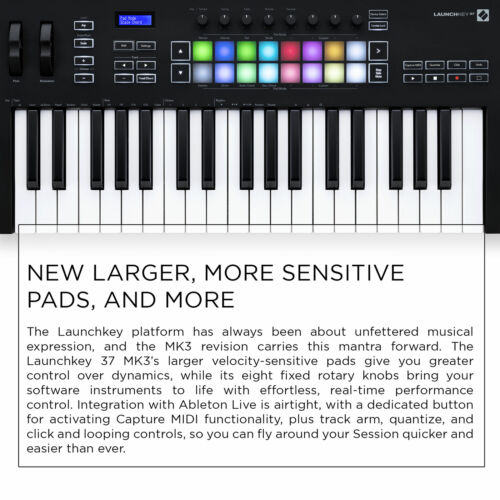 Novation Launchkey 37 MK3 37-Key Midi Keyboard Controller - Fresh Stock Dated December 2025