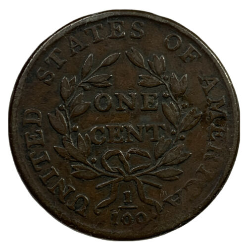 1798 Draped Bust Large Cent (2nd Hair Style) - VF - Fresh Stock Dated December 2025