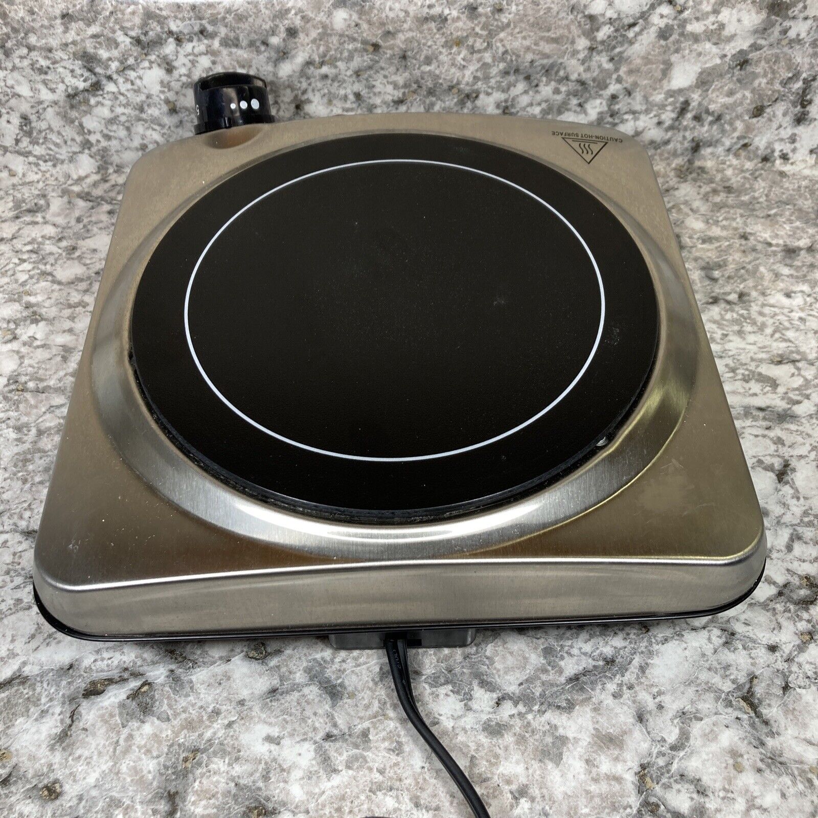 Ovente Portable Infrared Ceramic Cooktop 1000-Watt BGI101S - Fresh Stock Dated February 2026