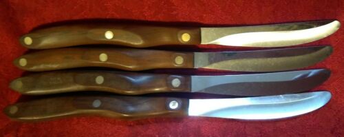 CUTCO Brown Table Steak Knives Set of 4 Classic No. 59 Straight Edge Vintage - Fresh Stock Dated January 2026