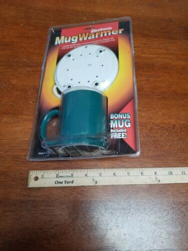 Electronic Mug Warmer Bonus Mug Included Free For Coffee and Hot Beverages Green - Fresh Stock Dated February 2026