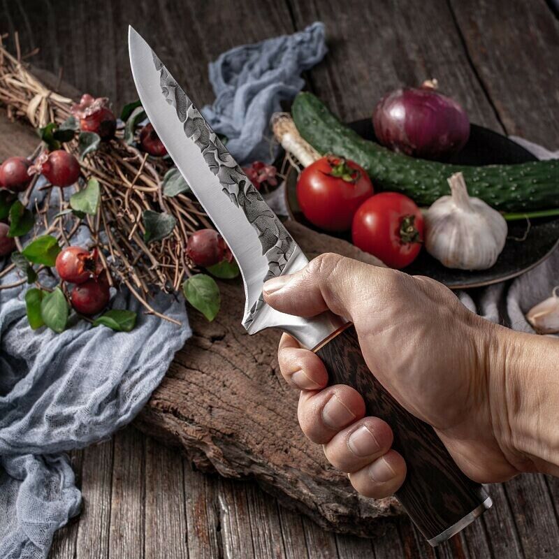 2021 Stainless Steel Chef Cleaver Boning Forging Slaughtering Bone-picking Knife - Fresh Stock Dated January 2026