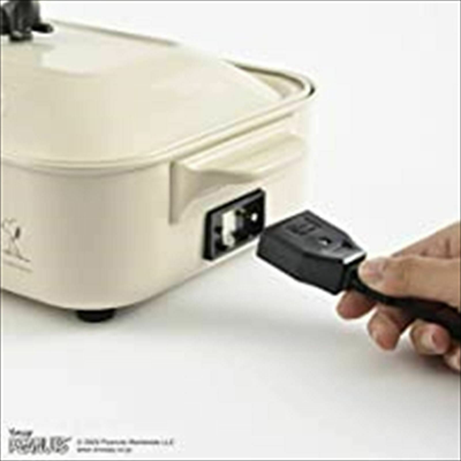 BRUNO Snoopy Compact Hot Plate Peanuts Body 3 Plates flat takoyaki pancake - Fresh Stock Dated February 2026