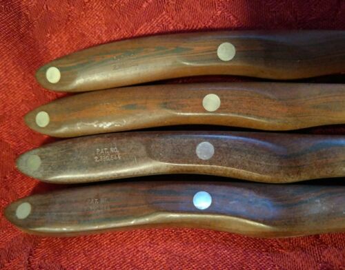 CUTCO Brown Table Steak Knives Set of 4 Classic No. 59 Straight Edge Vintage - Fresh Stock Dated January 2026