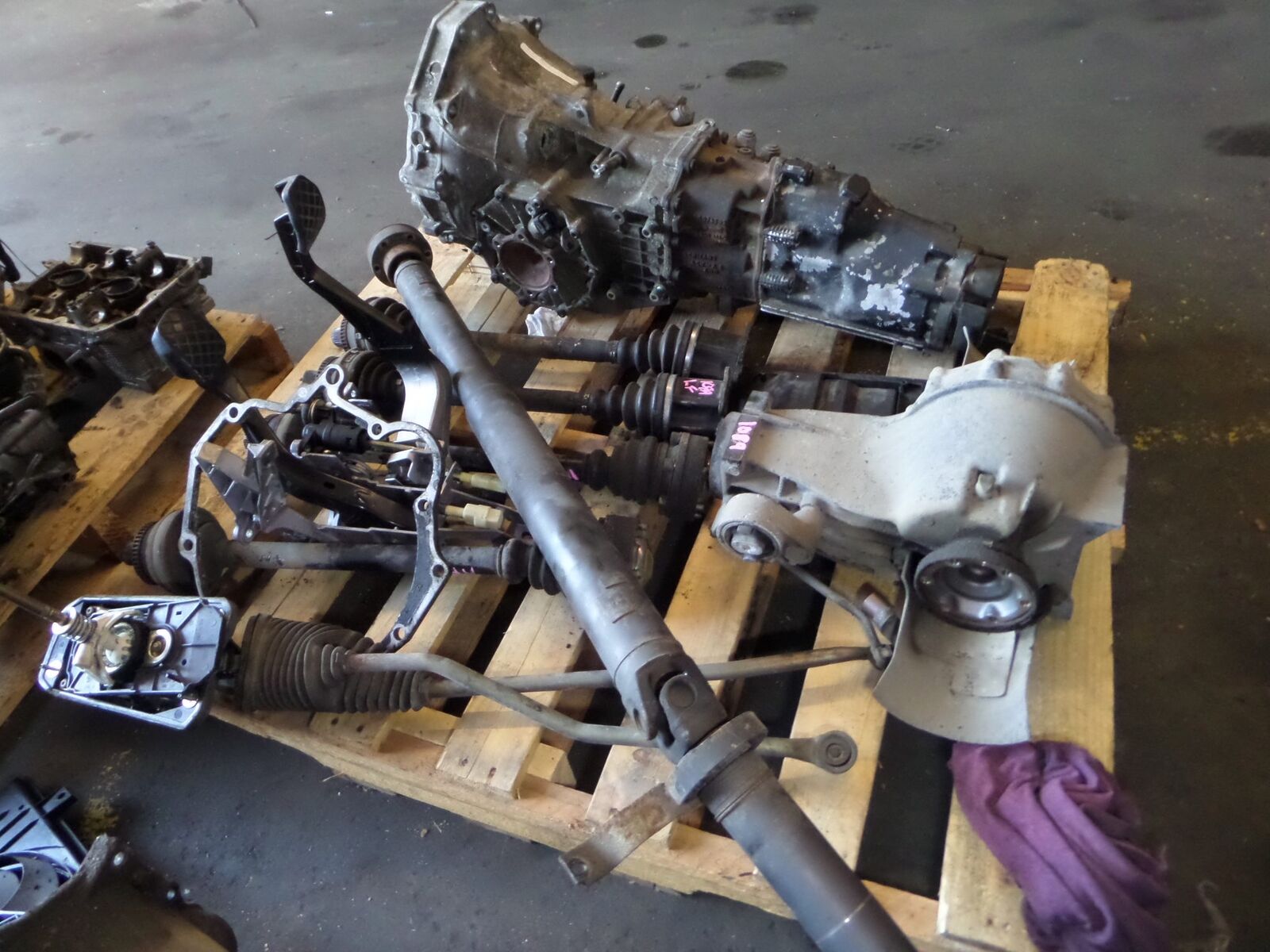 01-05 Audi C5 A6 Allroad 2.7T 6 Speed Manual Transmission Swap OEM - Fresh Stock Dated January 2026