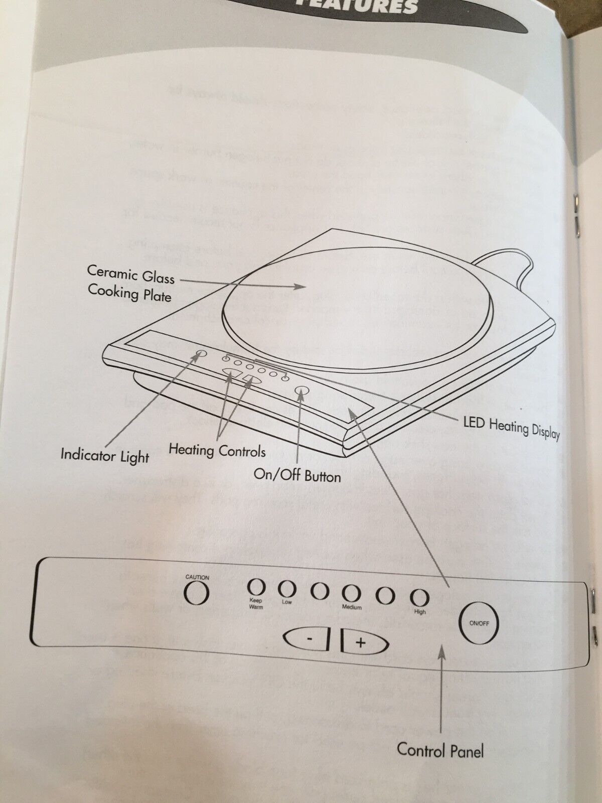 INTELLICHEF by COOK'S ESSENTIALS Tabletop Halogen Burner Model 916100 - Fresh Stock Dated February 2026