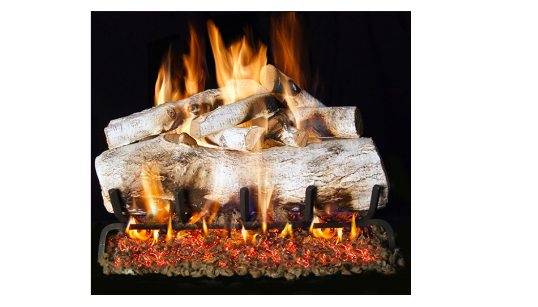 Rock Wool Log Glow Fireplace Glowing Effect Lava Rock Natural Gas Propane 6 Oz - Fresh Stock Dated January 2026