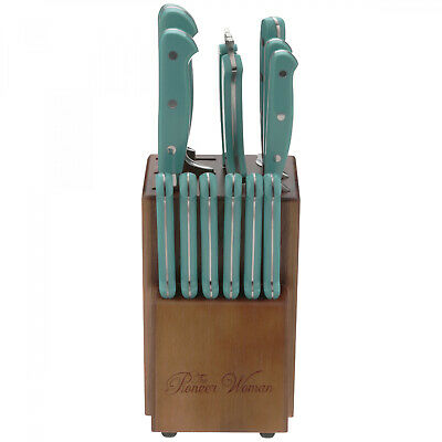 Cowboy Rustic 14-Piece Forged Cutlery Knife Block Set COLOR OPTIONS Home Kitchen - Fresh Stock Dated January 2026