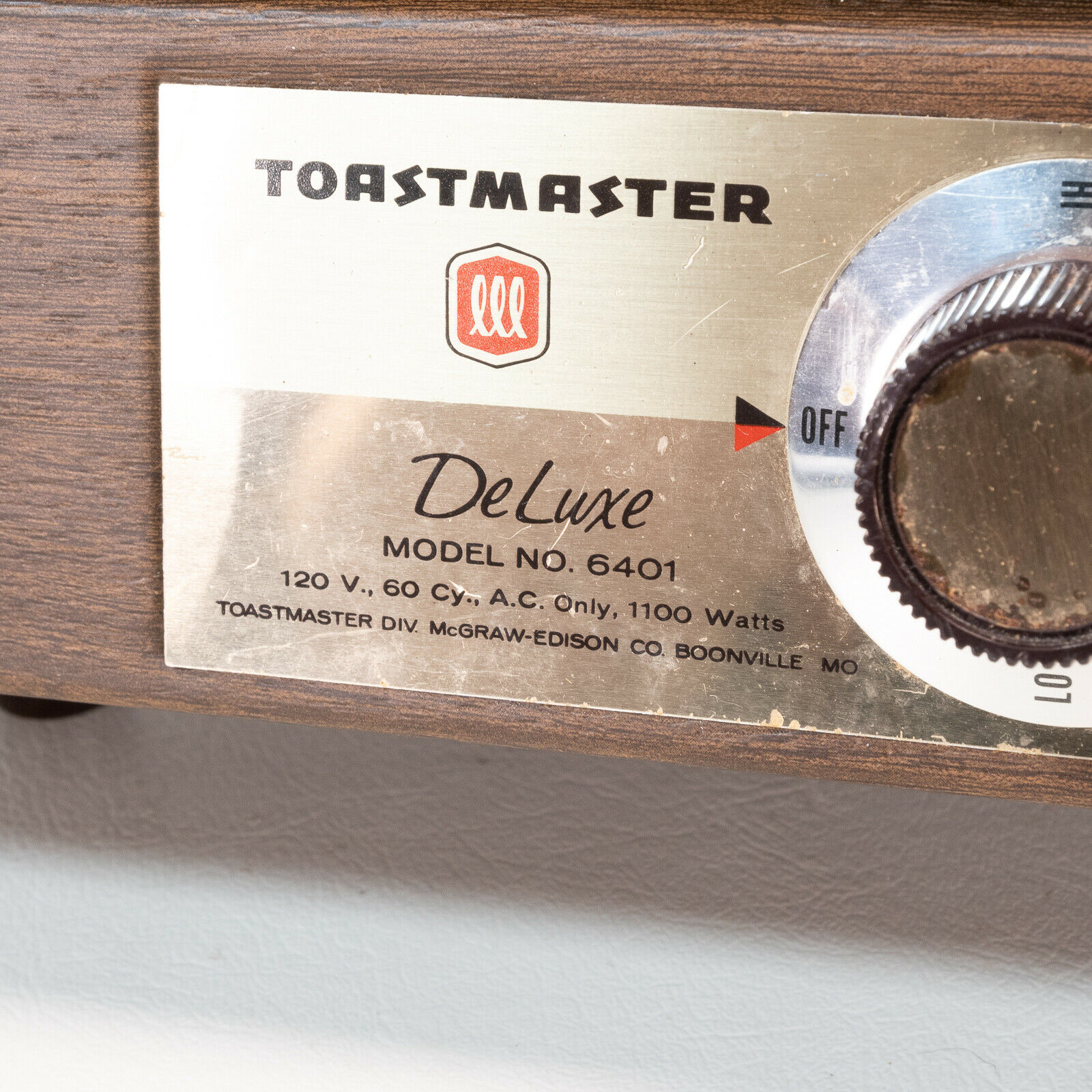 Vintage Toastmaster Deluxe Buffet Range Model 6401 Great Shape MCM Retro - Fresh Stock Dated February 2026