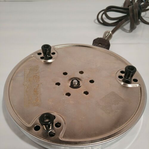 Vintage Heat-Rite by West Bend Aluminum Co Electric Hot Plate w/Cord No. 3295E - Fresh Stock Dated February 2026