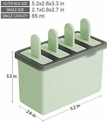 Reusable Popsicle Molds, DIY Ice Bar Maker, Kids Ice Cream Tray Holder Kitchen - Fresh Stock Dated February 2026