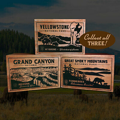 Better Wood Products Protect the Parks Firestarter Crate, Yellowstone (Open Box) - Fresh Stock Dated December 2025