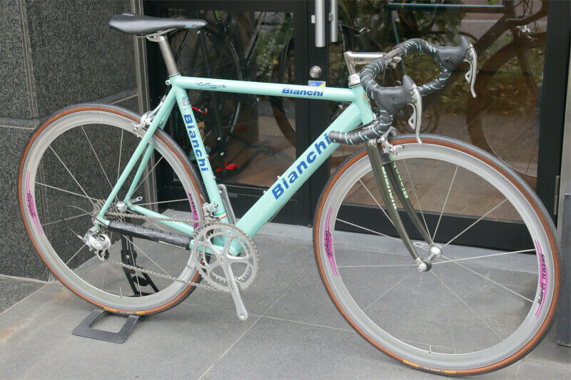 Bianchi Ti-Megatube 1996 53 Sizes Campagnolo Record 8S Shamal 12-Hpw - Fresh Stock Dated December 2025
