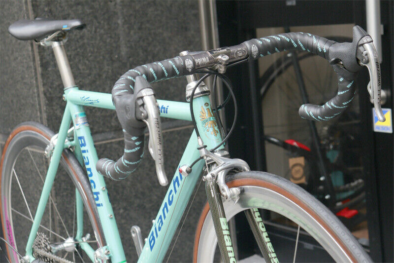 Bianchi Ti-Megatube 1996 53 Sizes Campagnolo Record 8S Shamal 12-Hpw - Fresh Stock Dated December 2025
