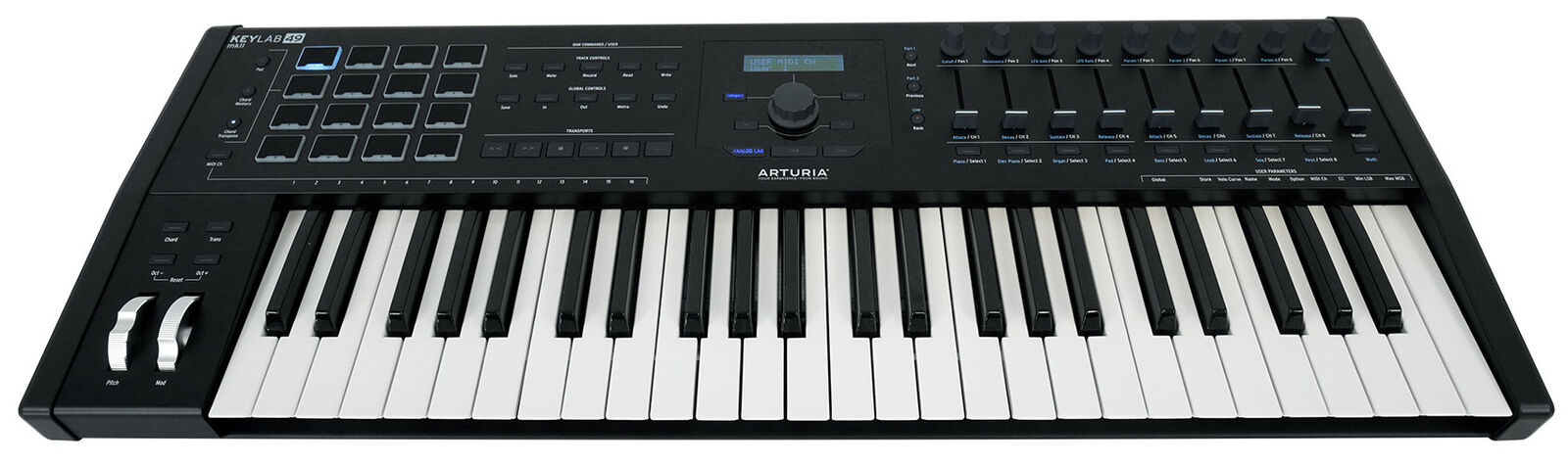 Arturia KeyLab 49 MkII 49-Key Studio Recording Keyboard Controller in Black - Fresh Stock Dated December 2025