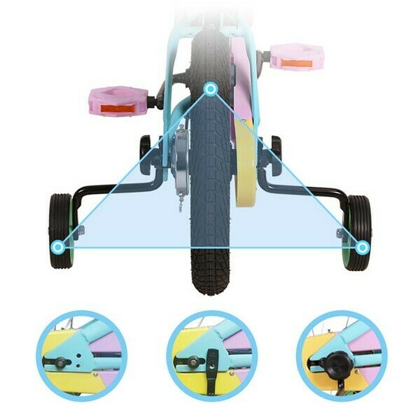 JOYSTAR Girls Kids Bike Bicycle with Quick Release Trainning Wheel 12 14 16 Inch - Fresh Stock Dated January 2026