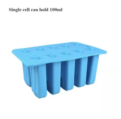 Frozen Popsicle/ Ice Cream Bar Mold 10 Count - Fresh Stock Dated February 2026