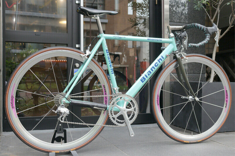 Bianchi Ti-Megatube 1996 53 Sizes Campagnolo Record 8S Shamal 12-Hpw - Fresh Stock Dated December 2025