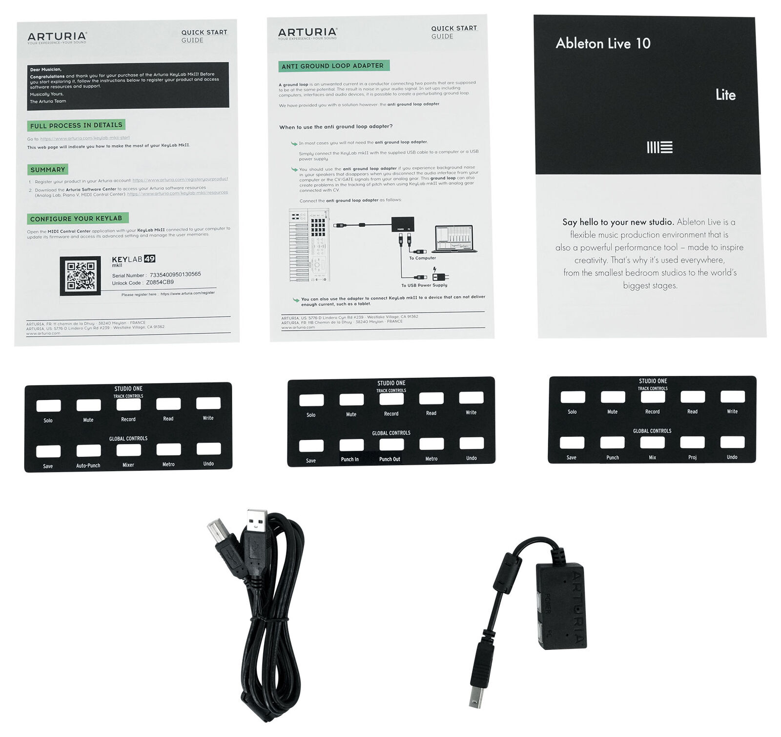 Arturia KeyLab 49 MkII 49-Key Studio Recording Keyboard Controller in Black - Fresh Stock Dated December 2025