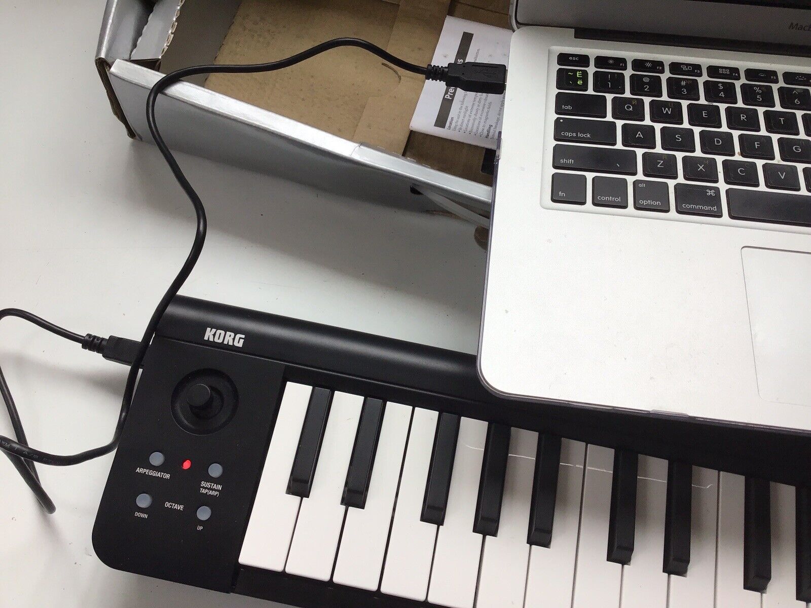 Korg microKEY 25 Piano Keyboard With Usb Cable  (NOT AIR) Midi Controller - Fresh Stock Dated December 2025