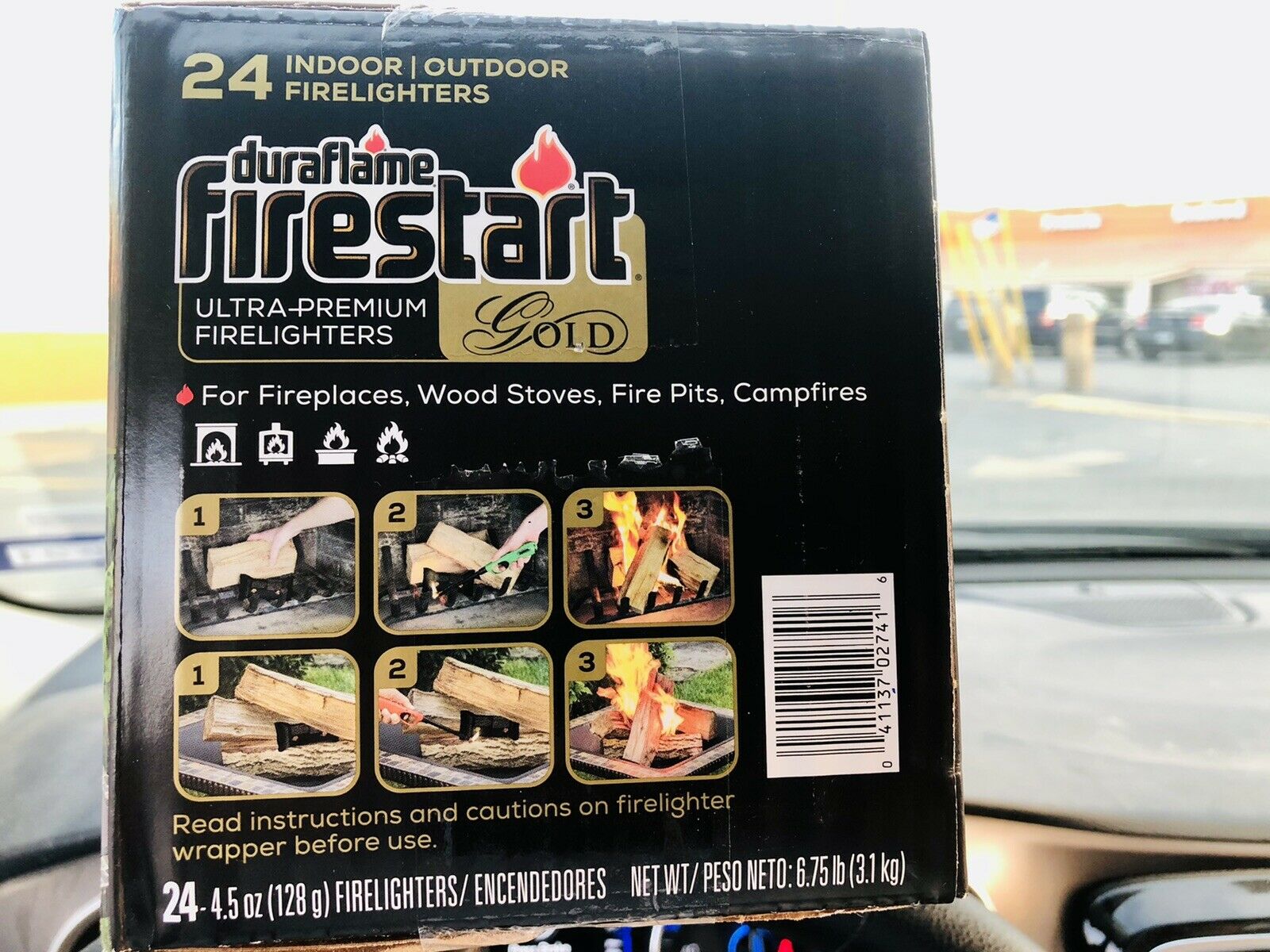 Duraflame Firestart Logs, Ultra Premium Gold Firelighters, 24-Pk Indoor/Outdoor. - Fresh Stock Dated January 2026