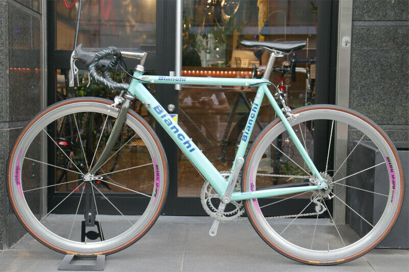 Bianchi Ti-Megatube 1996 53 Sizes Campagnolo Record 8S Shamal 12-Hpw - Fresh Stock Dated December 2025