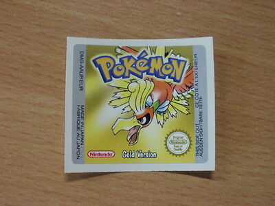 Gameboy Pokemon Collection Replacement Label Decal Sticker Nintendo Cartridge - Fresh Stock Dated December 2025