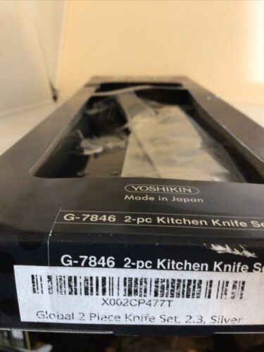 Global G-7846 Classic kitchen Knife G-78: 7.5” Chef’s ,Hollow Ground - OPEN BOX - Fresh Stock Dated January 2026