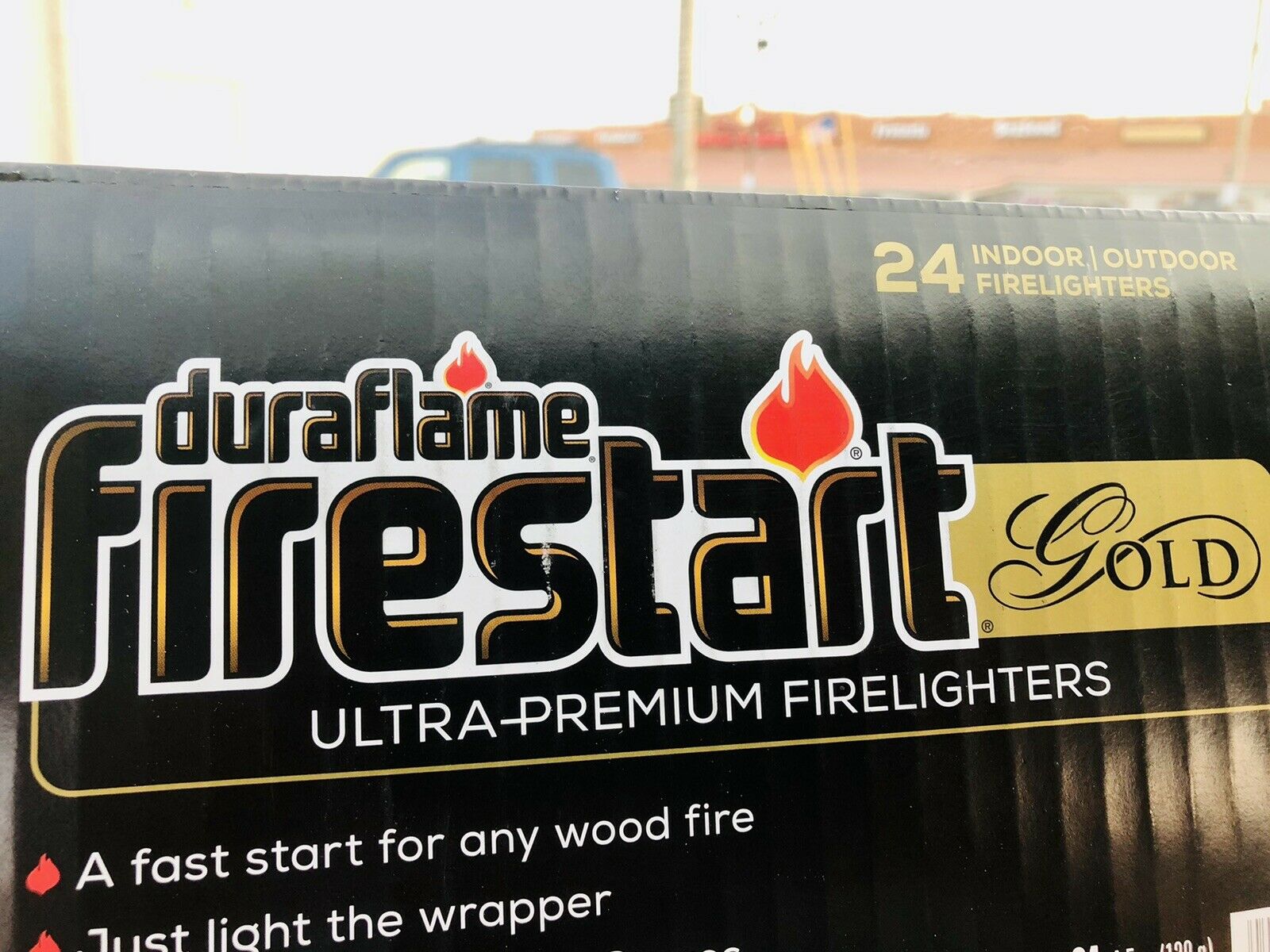 Duraflame Firestart Logs, Ultra Premium Gold Firelighters, 24-Pk Indoor/Outdoor. - Fresh Stock Dated January 2026