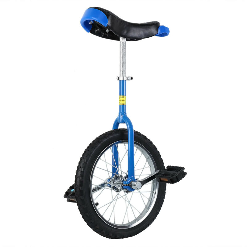 16'' Unicycle Mountain Unicycle Leakproof Butyl Tire Wheel Cycling Fitness - Fresh Stock Dated December 2025